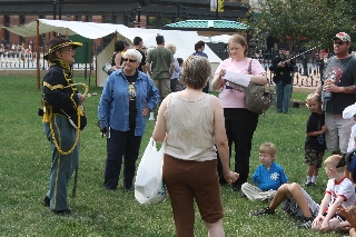 School day attendees learn about Civil War communication
